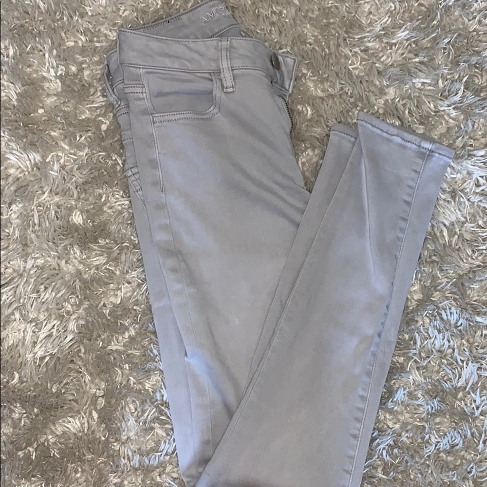 Grey jeans